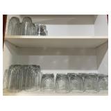 W - LOT OF ASSORTED GLASSWARE (K31)