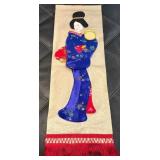 W - GEISHA  FRINGED WALL HANGING (L3)
