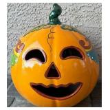 W - HAND PAINTED JACK O LANTERN