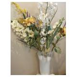 W - DECOR VASE W/ FAUX FLOWERS (L5)