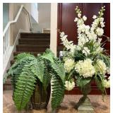 W - LOT OF 2 DECORATIVE PLANTS (K52)