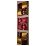 W - MODERN COLOR BLOCK METAL WALL ART (K12)