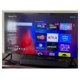 W - ROKU SMART TV W/SOUNDBAR & REMOTE 50" (B24)