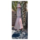W - OFFSET PATIO UMBRELLA WITH BASE (Y5)