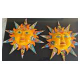 W - 2 PIECES SUNBURST WALL DECOR