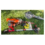 W - LOT OF POWER YARD MAINTENANCE TOOLS