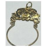 14KT YELLOW GOLD CHARM HOLDER 2.11 GRS