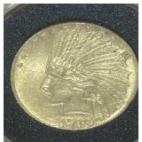 1910  10 DOLLAR GOLD COIN