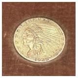1925 2.50 DOLLAR GOLD COIN