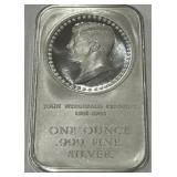 ONE OZ  999 SILVER BAR