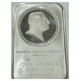 ONE OZ  999 SILVER BAR