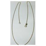 14KT YELLOW GOLD 17 INCH CHAIN