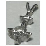 14KT WHITE GOLD DIAMOND PENDANT