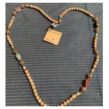 341 - BEADED NECKLACE W/ GEMSTONES (B39)