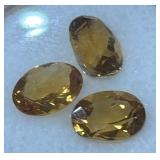 3.66CT CITRINE GEMSTONES