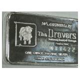 ONE OZ  999 SILVER BAR