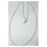14KT YELLOW GOLD 17 INCH CHAIN