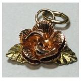 10KT TWO TONE GOLD PENDANT