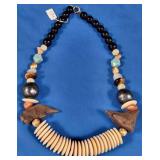 341 - MULTI-STONE BEADED NECKLACE (C61)
