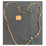 341 - BEADED NECKLACE W/ GEMSTONES (B44)