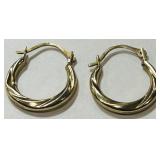 10KT YELLOW GOLD EARRINGS