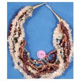 341 - MULTI-STRAND BEADED NECKLACE (C94)