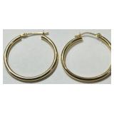10KT YELLOW GOLD EARRINGS