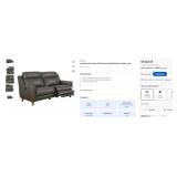502 - PAIR OF ELECTRIC-POWER RECLINER SOFAS