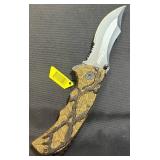 43 - TACTICAL FOLDING KNIFE CAMO HANDLE (A187)
