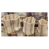 43 - NEW WMC SET OF 3 NAYA POTTING BASKETS