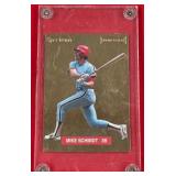 N - MIKE SCHMIDT "PURE GOLD" BASEBALL CARD (A87)