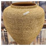 43 - NEW WMC SEAGRASS ROPE DECORATIVE JAR LARGE