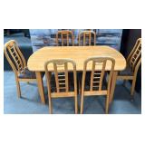 11 - DINING TABLE W/ 6 CHAIRS