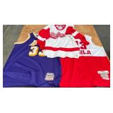 11 - THROWBACK NBA & NHL JERSEY LOT