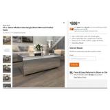 43 - LARGE RECTANGULAR MIRRORED COFFEE TABLE