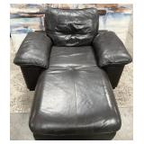 11 - LARGE OVERSTUFFED EASY CHAIR