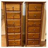 15 - LOT OF 2 6-DRAWER CHESTS 52X22"EA