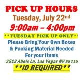 1c - AUCTION PICK UP DAY & HOURS