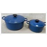 11 - LOT OF 2 DUTCH OVENS (B290)