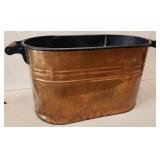11 - VINTAGE COPPER TUB (E2)