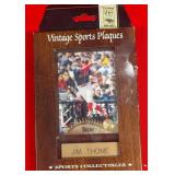 11 - AUTHENTIC COLLECTIBLE JIM THOME CARD PLAQUE