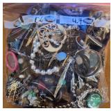 11 -  BAG OF MIXED COSTUME JEWELRY