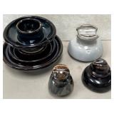 11 - CERAMIC INSULATORS AND GLAZED DISHES