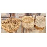 43 - NEW WMC LOT OF 3 BASKETS
