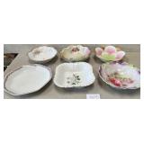 11 - LOT OF 6 VINTAGE COLLECTIBLE BOWLS (G13)