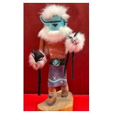 11 - HAND CRAFTED & SIGNED KACHINA 13"T (A139)