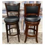 11 - PAIR OF SWIVEL BARSTOOLS