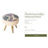 43 - HANDWOVEN WOOLEN STOOL