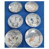11 - LOT OF 6 HAVILAND LIMOGES COLLECTIBLE PLATES