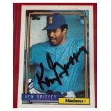 11 - KEN GRIFFEY SIGNED BASEBALL CARD (A74)